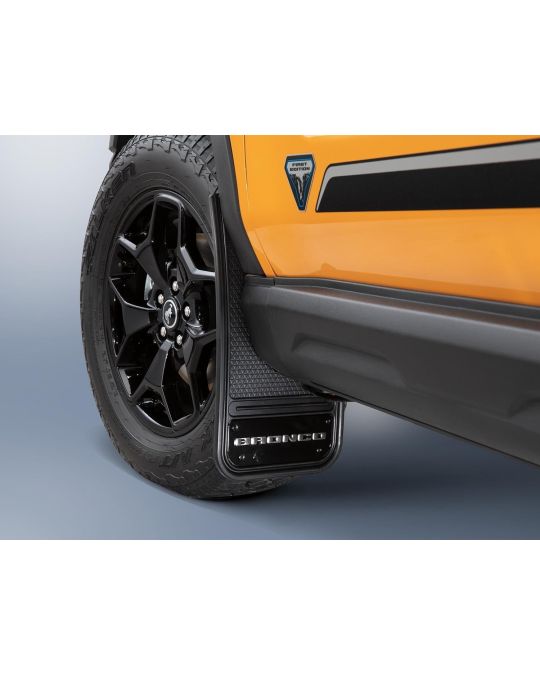 Ford Splash Guards Front Gatorback Heavy Duty With Bronco Logo