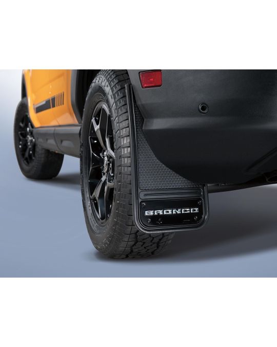 Ford Splash Guards Rear Gatorback Heavy Duty With Bronco Logo
