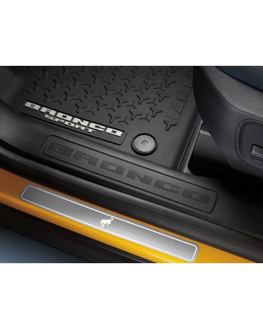 Ford Door Sill Plates - Stainless Steel