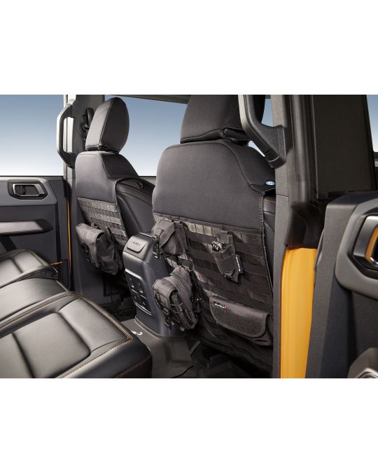 Ford Seat Covers Front 4 Door Coverking Neoprene Black With MOLLE Straps