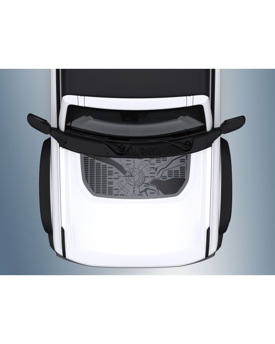 Ford Custom Graphics Hood Cowl And Lower Rocker Stripes Map Design