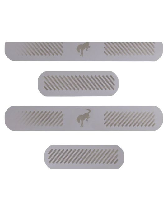 Ford Door Sill Plates 4 Door Stainless Steel Kit Of Four