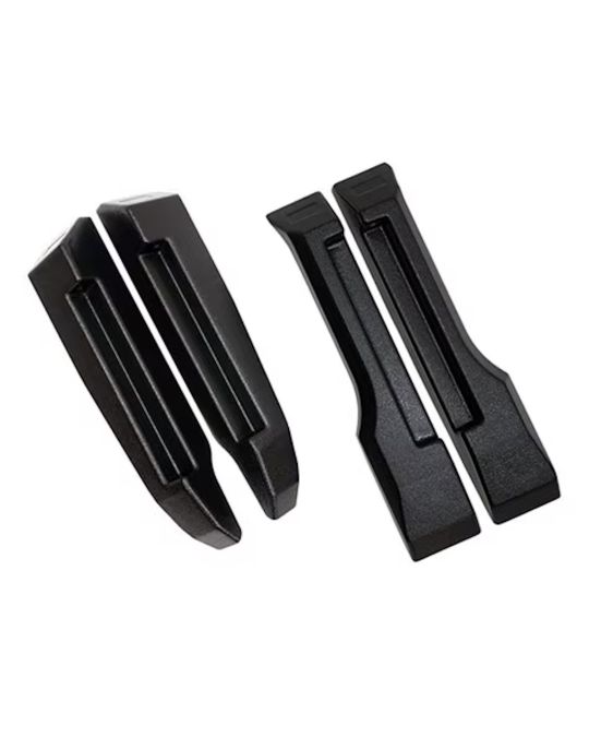 Ford Door Hinge Covers For A & B Pillars Set Of Four Black Plastic