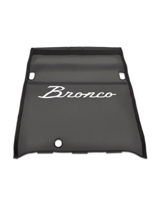 Ford Mesh Soft Top Bimini 2 Door Bronco Script Logo Black With Light Gray