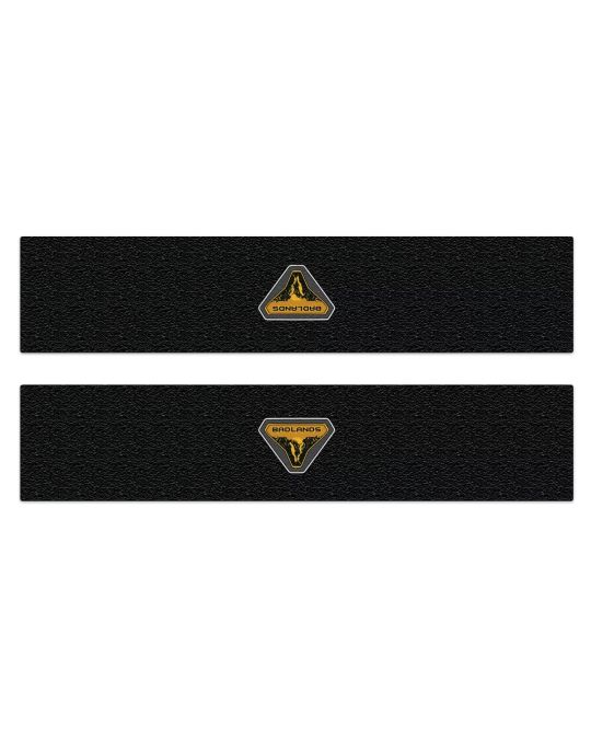 Ford Door Sill Protectors Kit Of Two Textured Black With Badlands Edition Logo For 2-Door
