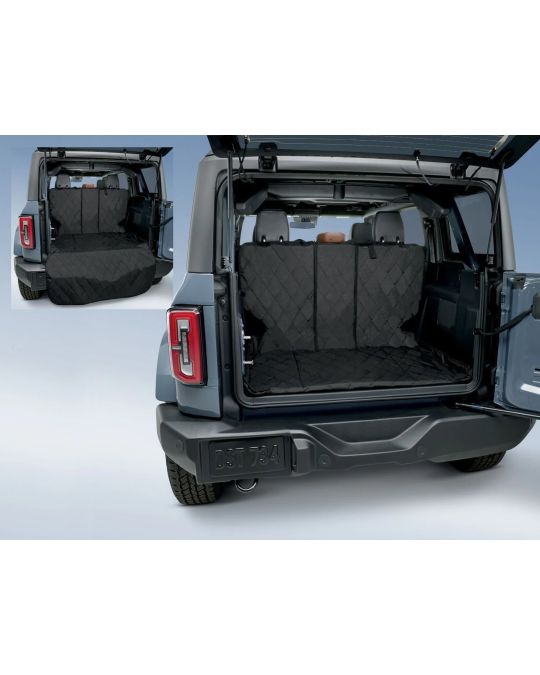 Ford Pet Friendly Waterproof Cargo Liner For SUVs With Rear Seat Back & Bumper Cover 4Knines