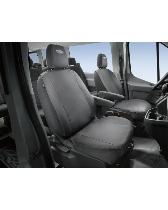 Ford Seat Cover - Front Row Captains Chairs - Charcoal