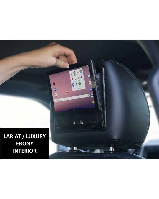 Ford Rear Seat Entertainment System By Vizua Logic Dual Headrests Ebony For Lariat / Luxury Version