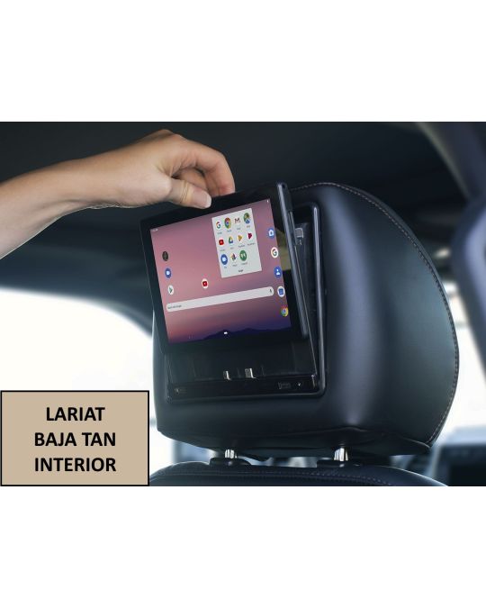 Ford Rear Seat Entertainment System By Vizua Logic Dual Headrests Baja Tan For Lariat