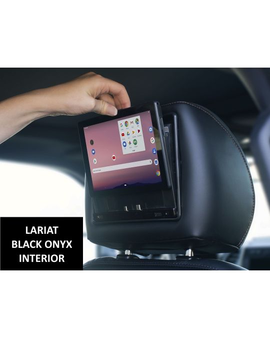 Ford Rear Seat Entertainment System By Vizua Logic Dual Headrests Black Onyx For Lariat