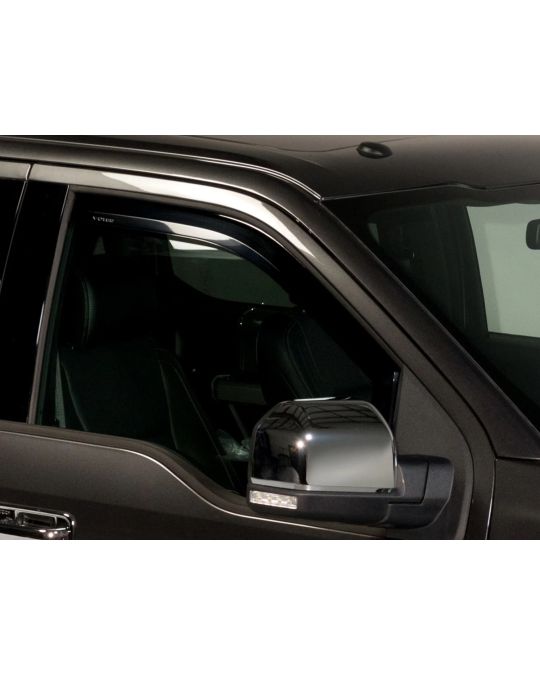 Ford Window Deflectors Regular Cab In-Channel Smoke Color