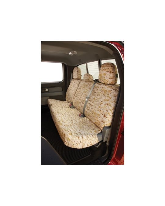 Ford Seat Cover - Rear Row 60/40 With Armrest - SuperCrew - Realtree XtraBrown Camo
