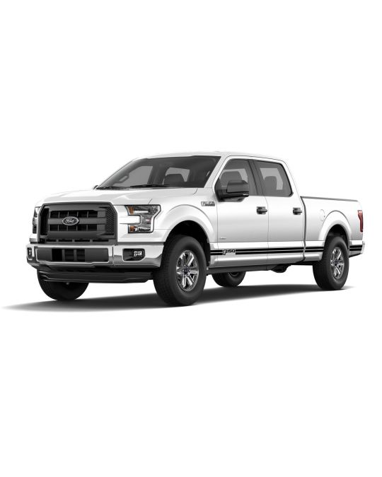 Ford Graphics Kit - Tri Bar Stripe - Matte Black