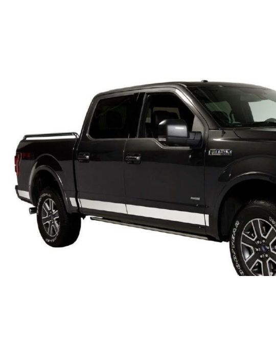 Ford Bodyside Molding - Super Cab - 6.5' Bed - Chrome