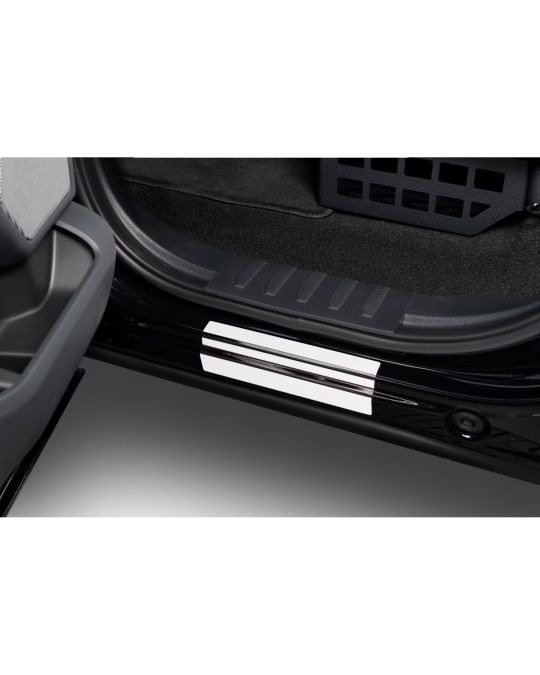Ford Platinum Stainless Steel Door Sill Plates By Putco Four Piece Kit For Front And Rear Doors Crew Cab