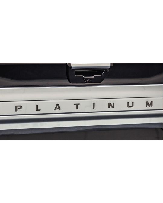 Ford Tailgate Lettering - Platinum - Gunmetal Stainless Steel