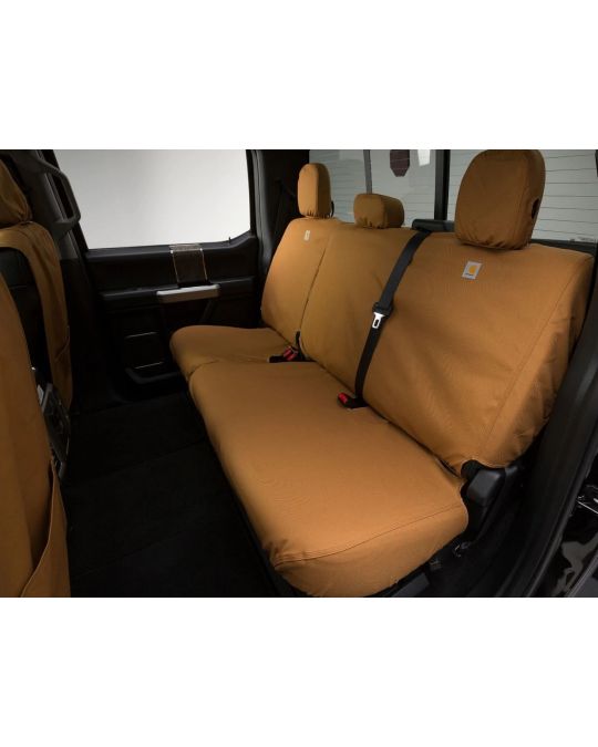 Ford Seat Cover - Rear Row 60/40 With Armrest - SuperCrew - Brown
