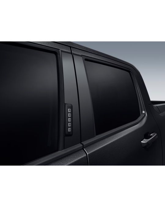 Ford B-Pillar Trim Black Platinum Without Keypad By Putco