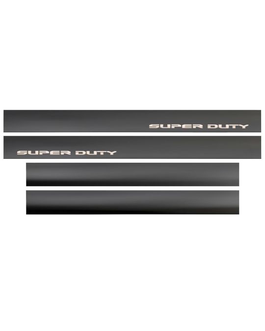 Ford Black Platinum Stainless Steel Door Sill Plates By Putco Four Piece Kit For Super Crew