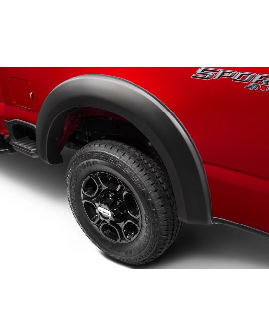 Ford Extend-A-Fender Style Textured Black Fender Flares Kit Of Four By Bushwacker For 6.75 Foot Bed