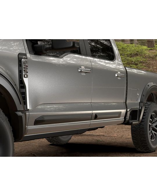 Ford Door Moldings Kit Of Four Black Satin By Air Design For Super Crew