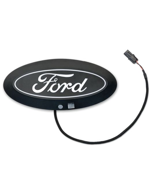 Ford LED Lighted Ford Oval Front Grille Emblem For Vehicles With Halogen Headlights And Front Camera