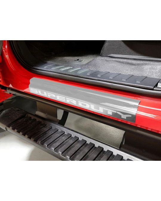 Ford Stainless Steel Door Sill Plates By Putco Four Piece Kit For Super Crew