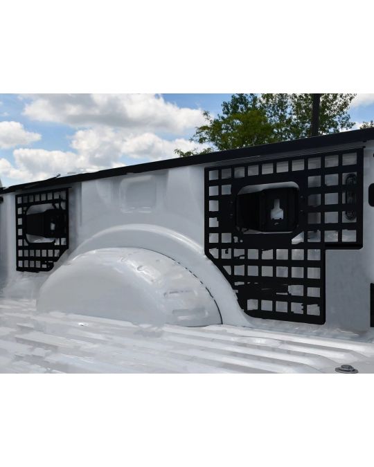 Ford In-Bed MOLLE Rack System Right Side By Putco For 6.75 Bed