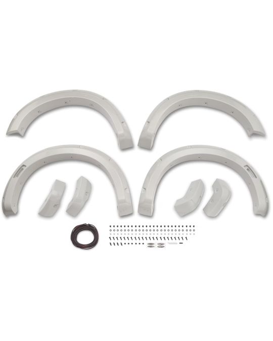 Ford Bushwacker Fender Flares Kit Of Four Unpainted / Paintable With Bolt On Look
