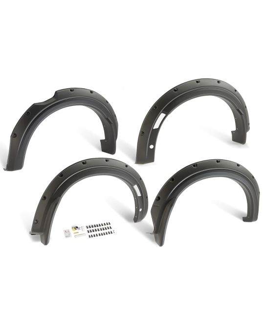 Ford AirDesign Satin Black Fender Flares Kit Of Four Bolt On Appearance For Front And Rear