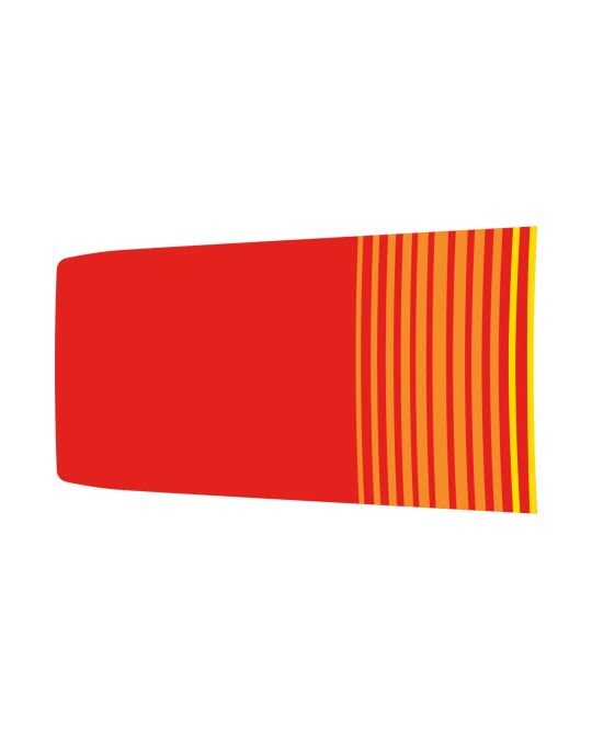 Ford Hood Decal Retro Red Orange Yellow