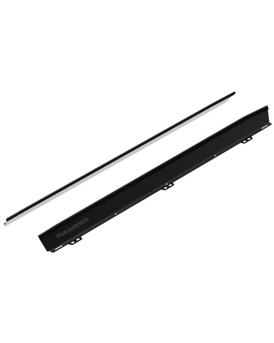 Ford Black Anodized Step Bar Filler Set Of Two For Crew Cab With OEM Straight Bar