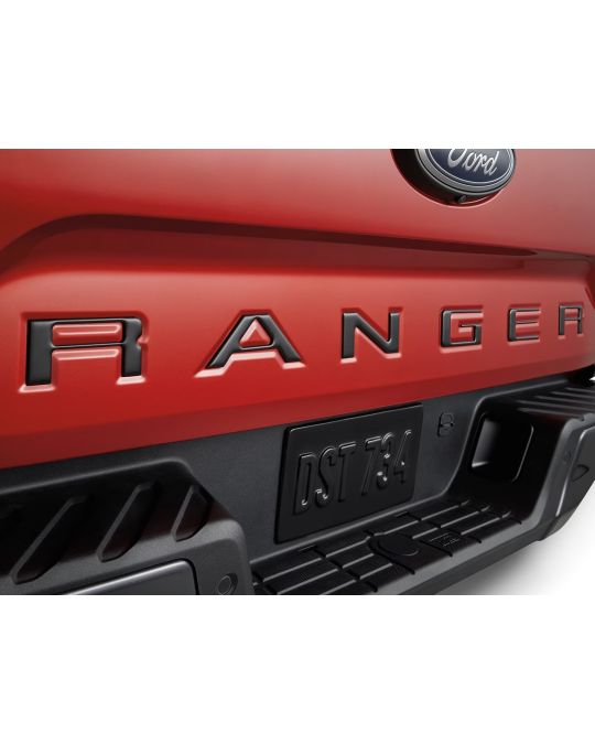 Ford Tufskinz Matte Black Domed RANGER Tailgate Letters