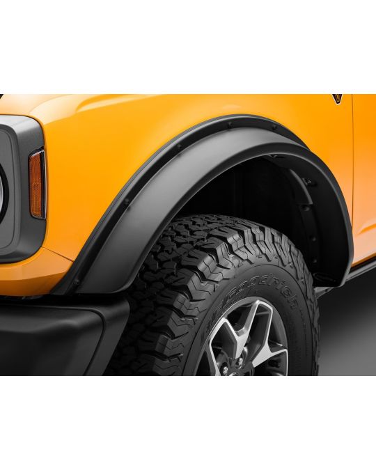 Ford Retro Off Road Fender Flares Black Textured Bolt On Appearance Kit Of Four For Four Door