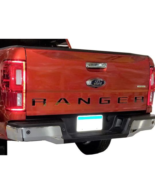 Ford Putco Black Platinum Stainless Steel RANGER Tailgate Letters