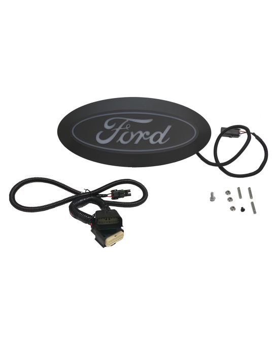 Ford Illuminated LED Black Ford Oval Grille Emblem