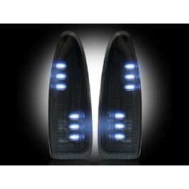 RECON  Side Mirror Lenses Smoked / White