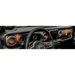 Mopar Dashboard Top Pad Trim Kit Mojave Orange Stitching