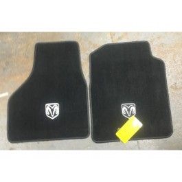 Mopar Carpet Floor Mats Front Dark Slate