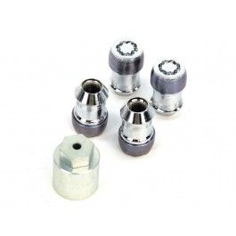 Mopar Chrome Wheel Locks Kit Of Four With Key For Exposed Lugs