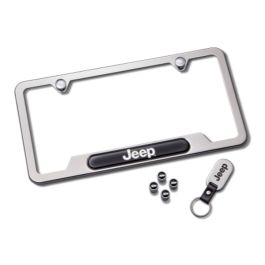 Mopar License Plate Frame Gift Set - Polished