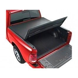 Mopar Tonneau Cover Tri-Fold Black Premium Fabric 6.4' Bed