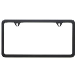 Subaru License Plate Frame Slimline Black