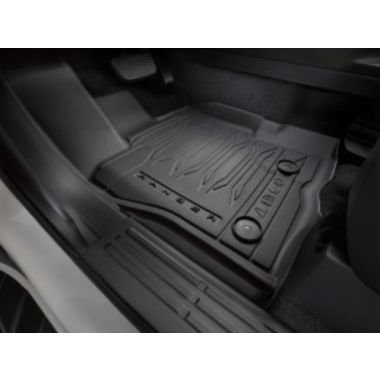 Ford Floor Liner - Black, 4-Piece Set, For Crew Cab